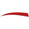 Trueflight Shield Cut Feathers Red 4 in. RW 100 pk.