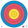 Maple Leaf FITA Target 5-Ring 80 cm.