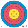 Maple Leaf FITA Target 5-Ring 80 cm.