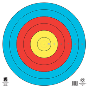 Maple Leaf FITA Target 6-Ring 80cm 1pk.