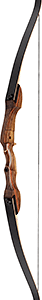 October Mountain Mountaineer 2.0 Recurve Bow 62 in. 35 lbs. LH