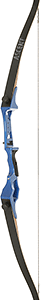 October Mountain Ascent Recurve Bow Blue 58 in. 35 lbs. RH
