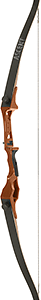 October Mountain Ascent Recurve Bow Orange 58 in. 35 lbs. RH